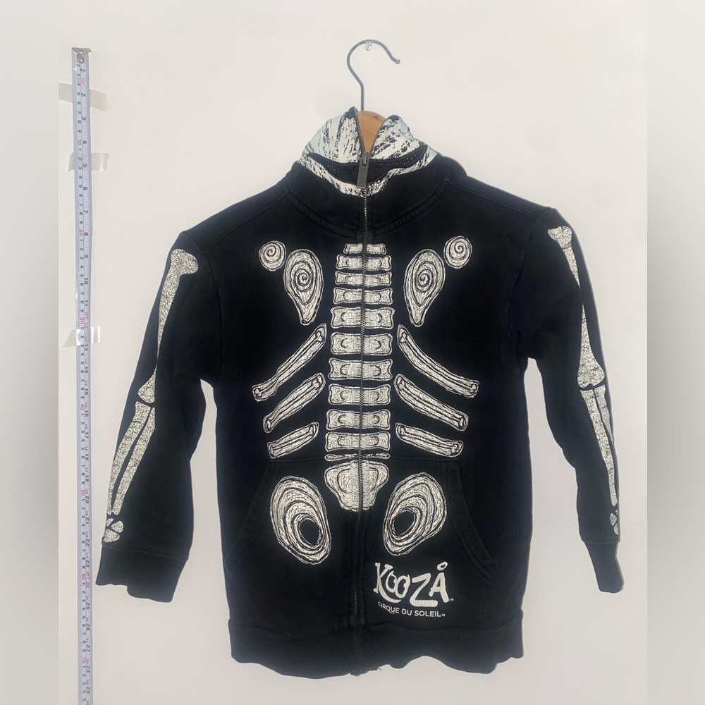 Cirque du Soleil Kooza Black Kid Hoodie Size S